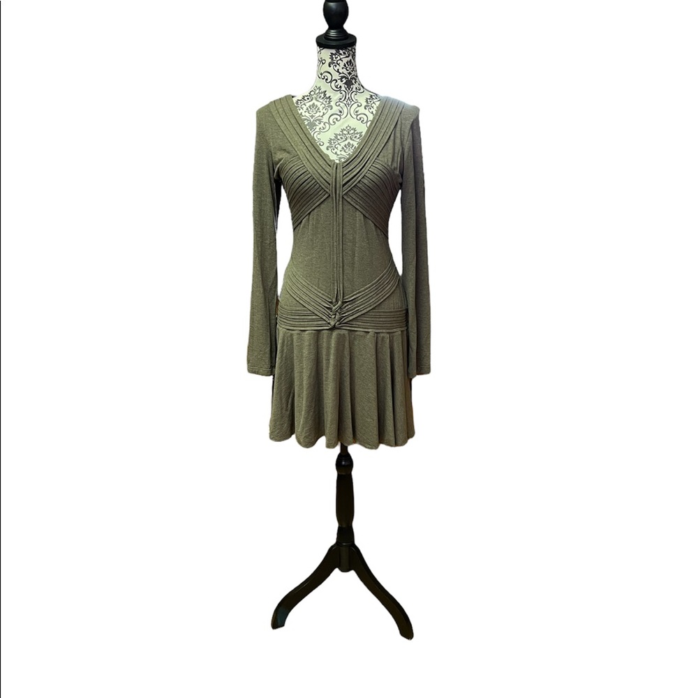 Max Studio dress color green